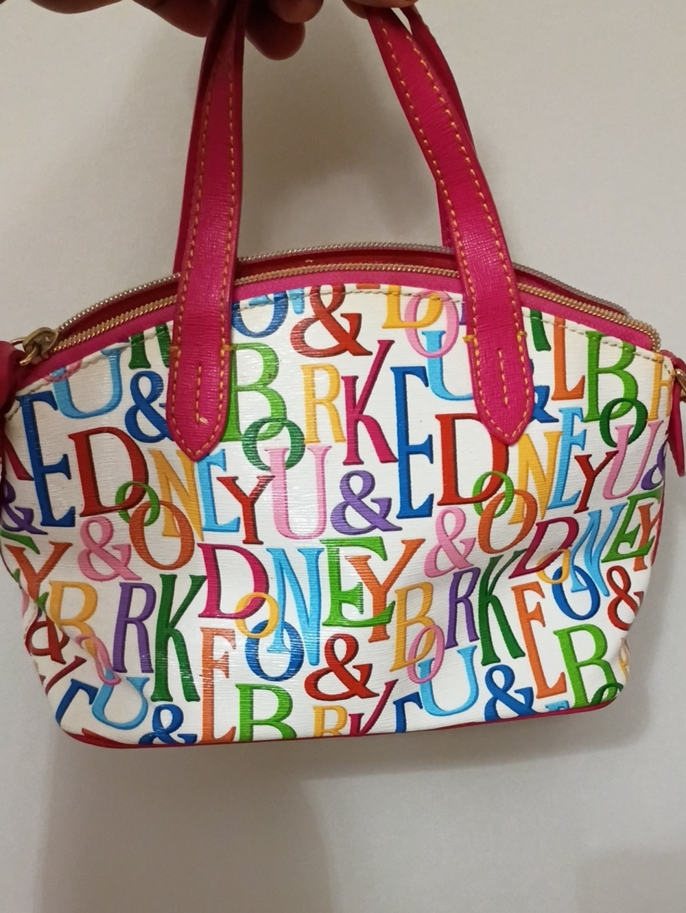 Dooney & Bourke Doodle II Coated Cotton Domed Satchel Domed Satchel Multicolor & - Picture 3 of 5